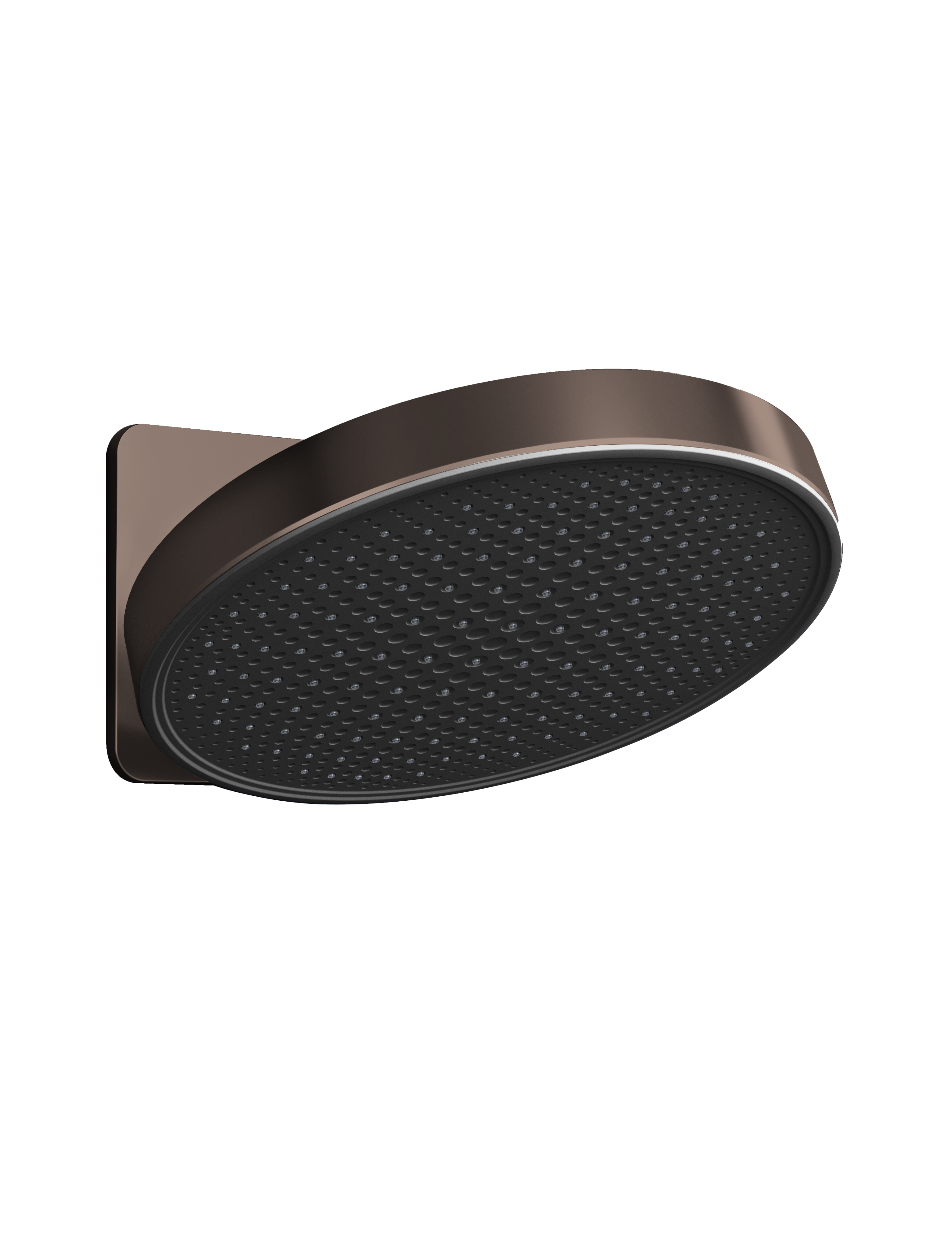 Opbouw hoofddouche Ø30 cm Mate M420 — Geborsteld koper PVD