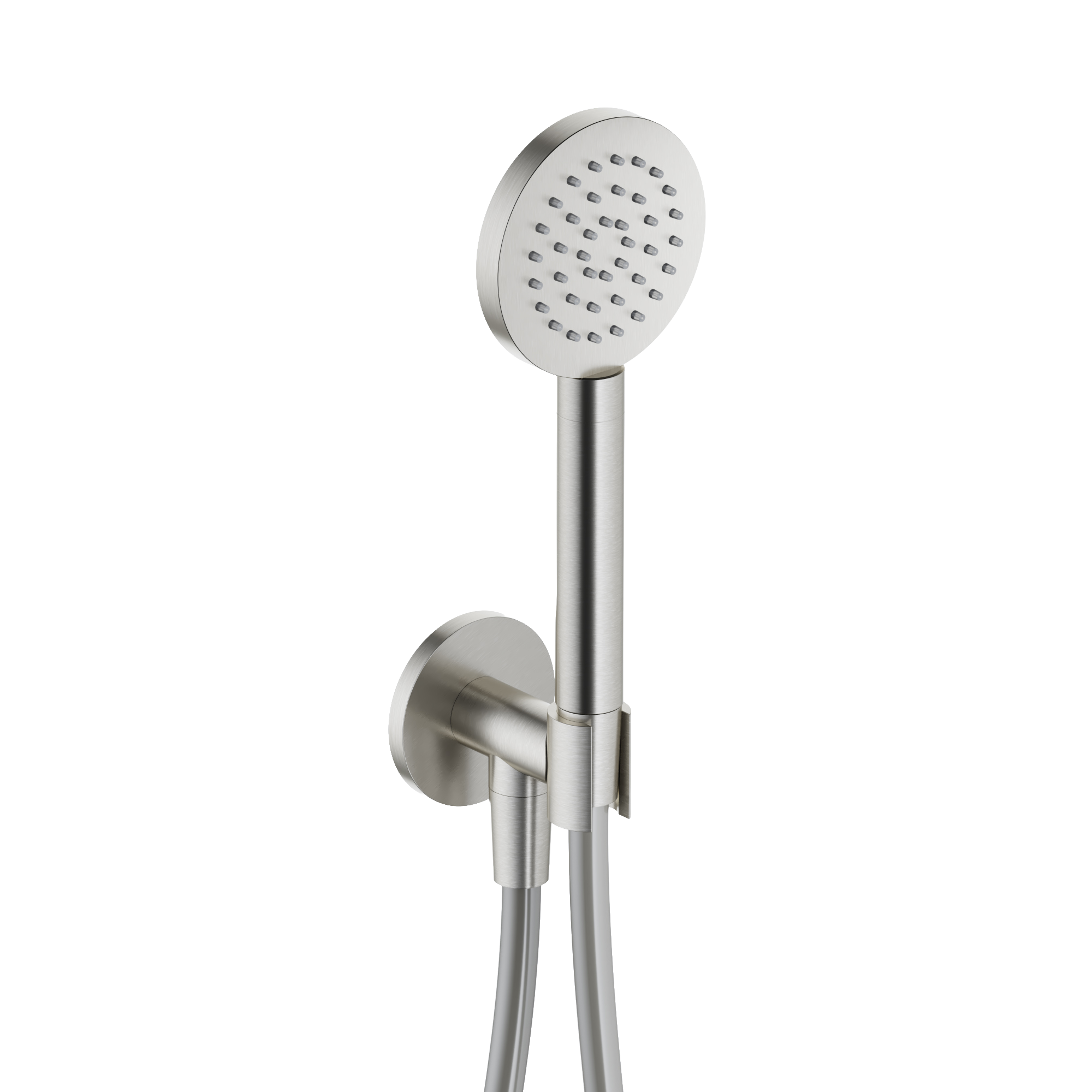 Handdouche met wandsteun Mate M446 — Geborsteld nikkel