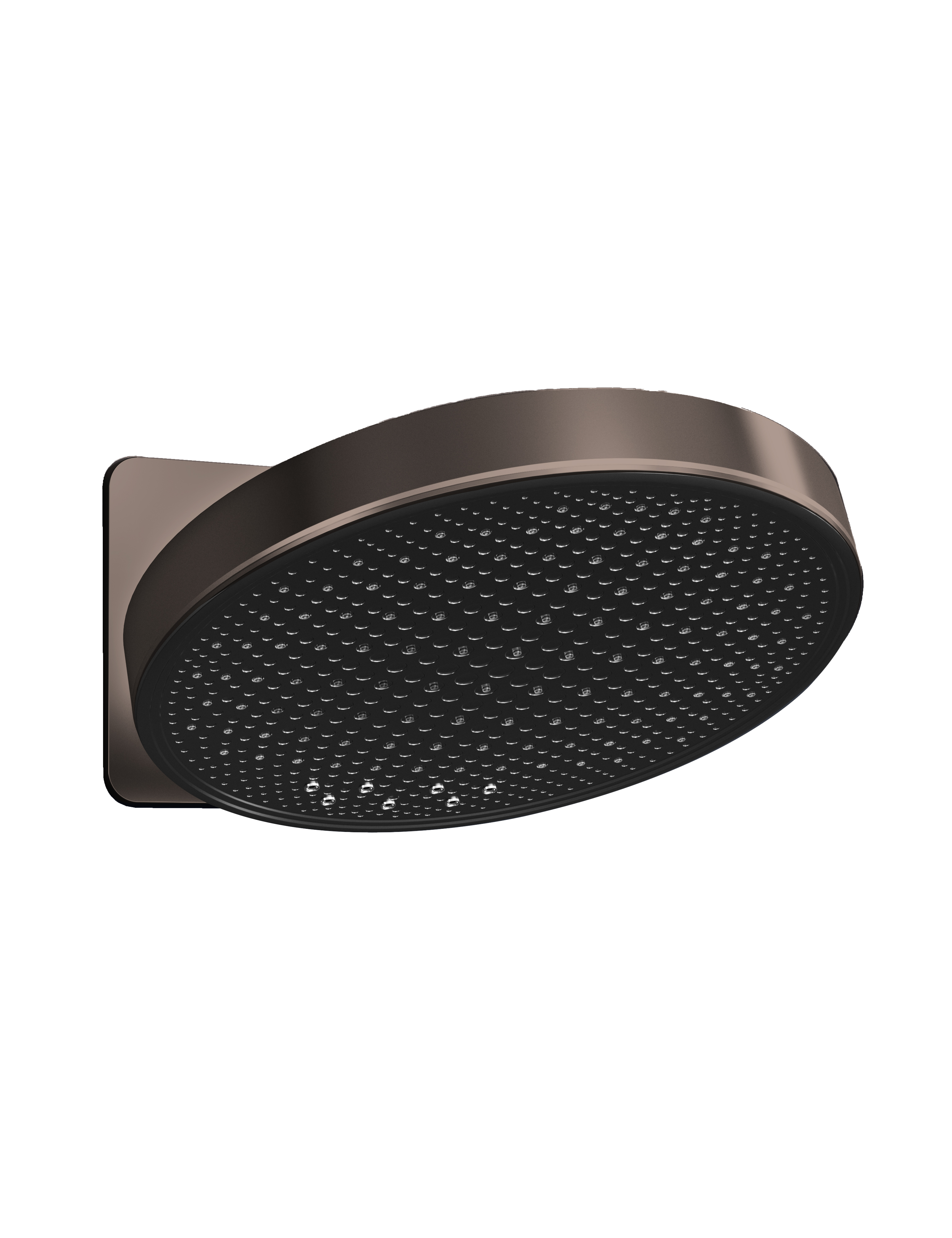 Inbouw hoofddouche Ø30 cm met inbouwbox Mate M620 — Geborsteld koper PVD