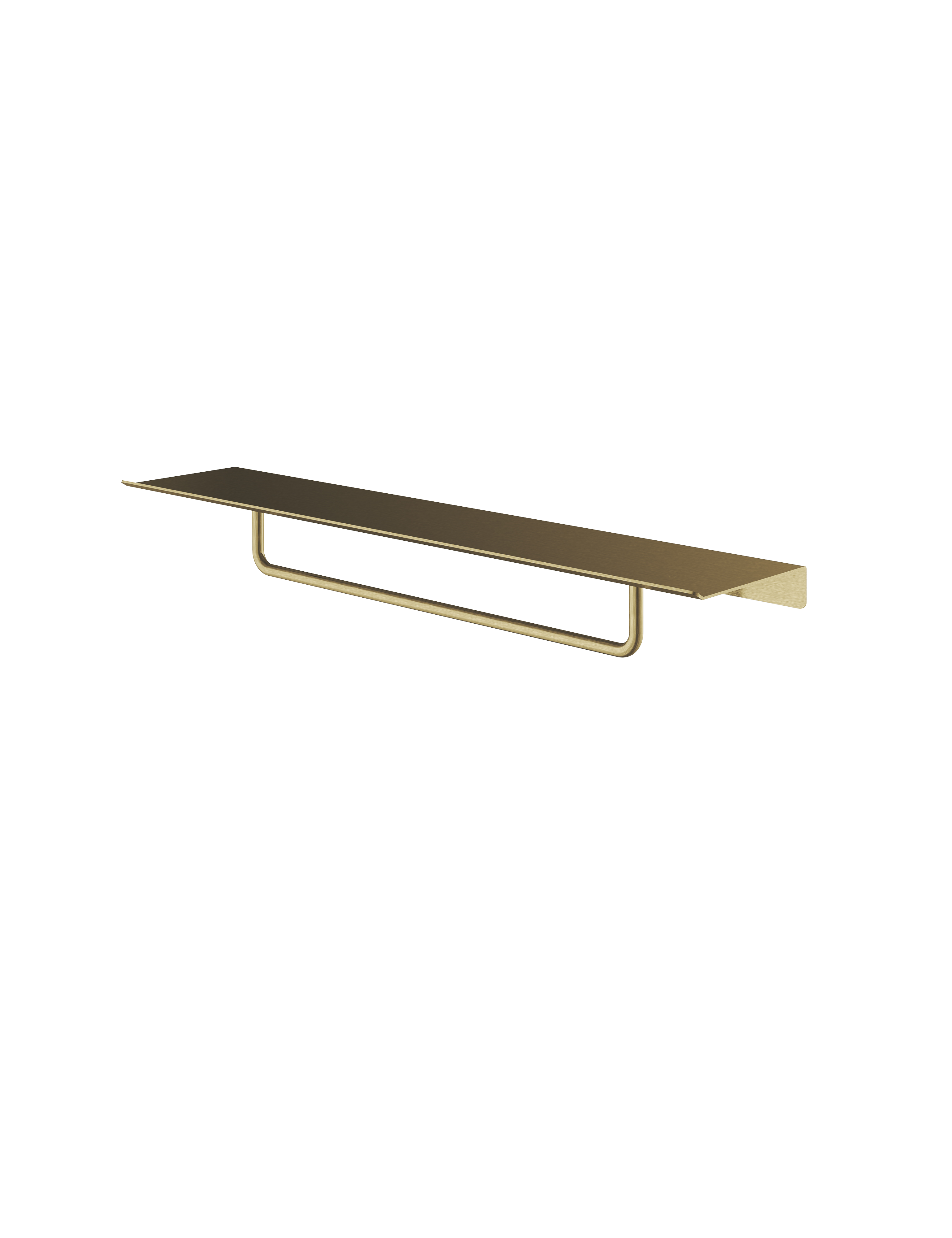 Handdoek rek 40 cm voor Planchet serie &More SHA04 — Geborsteld messing PVD