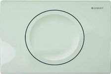 Geberit Delta15 bedieningsplaat rond wit glanzend
