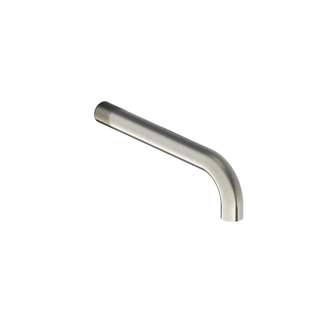 Wanduitloop 18 cm Cobber CB094-18 — Geborsteld nikkel