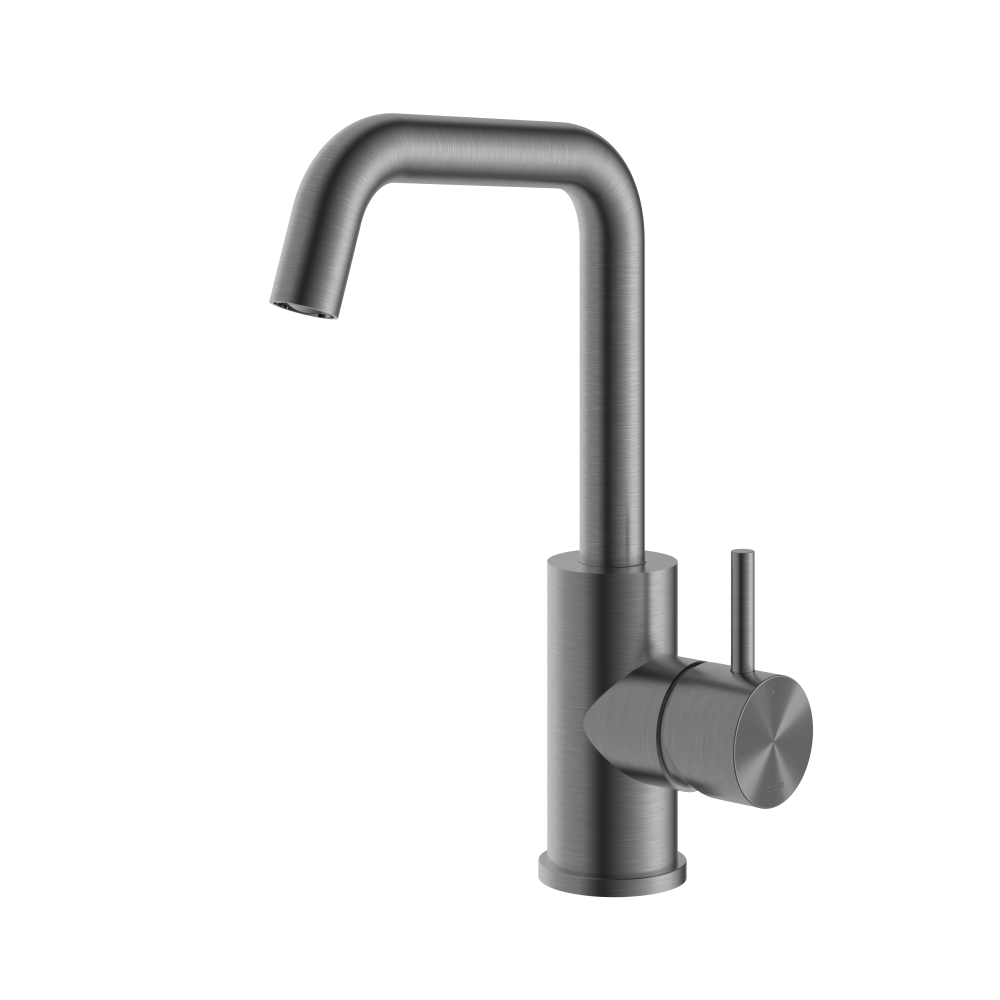 Wastafelmengkraan met draaibare uitloop Archie AR014 — Geborsteld gunmetal PVD
