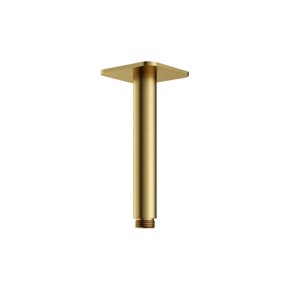 Plafondbuis 15 cm Gal GL452 — Geborsteld messing PVD