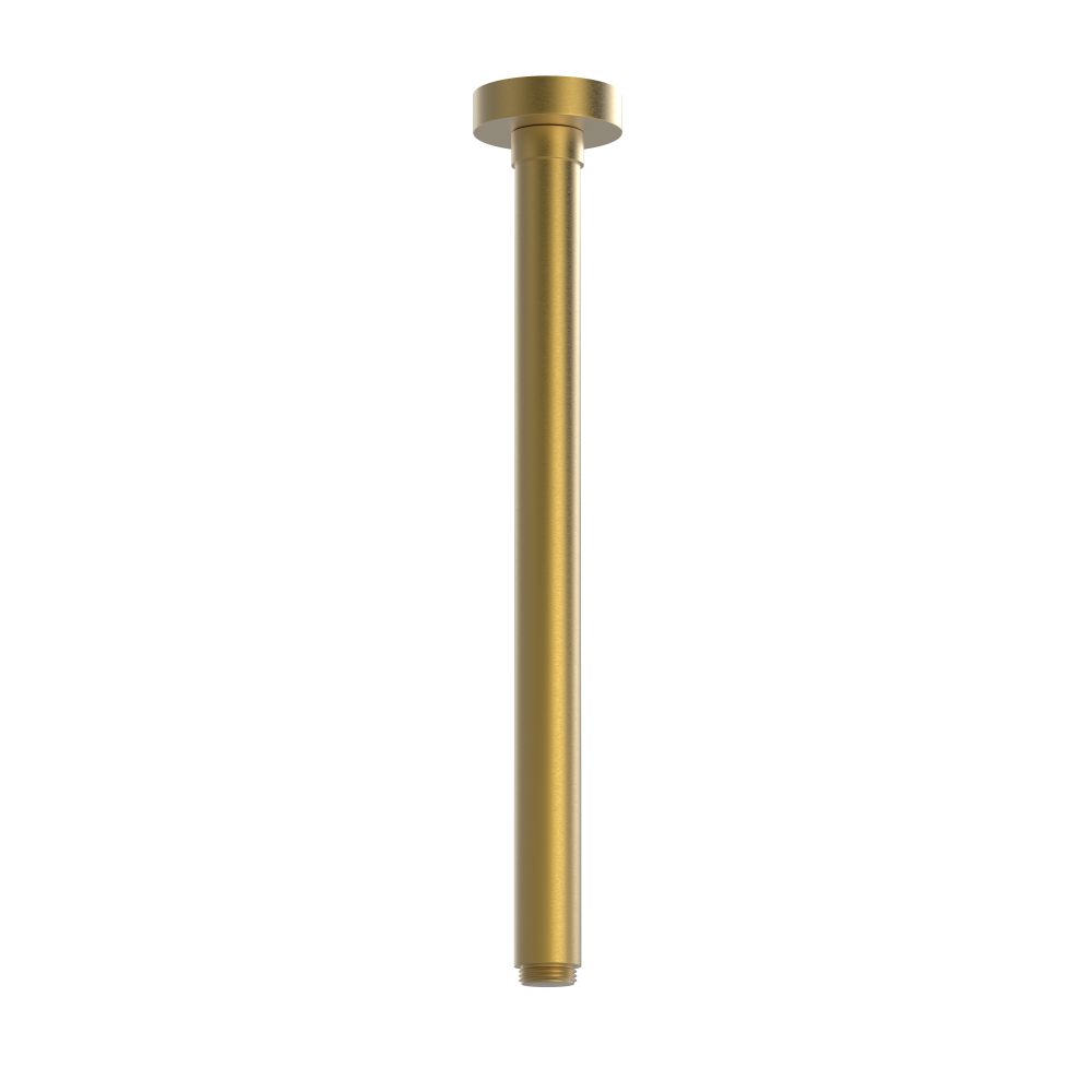 Plafondbuis rond 30 cm Archie AR453 — Geborsteld messing PVD