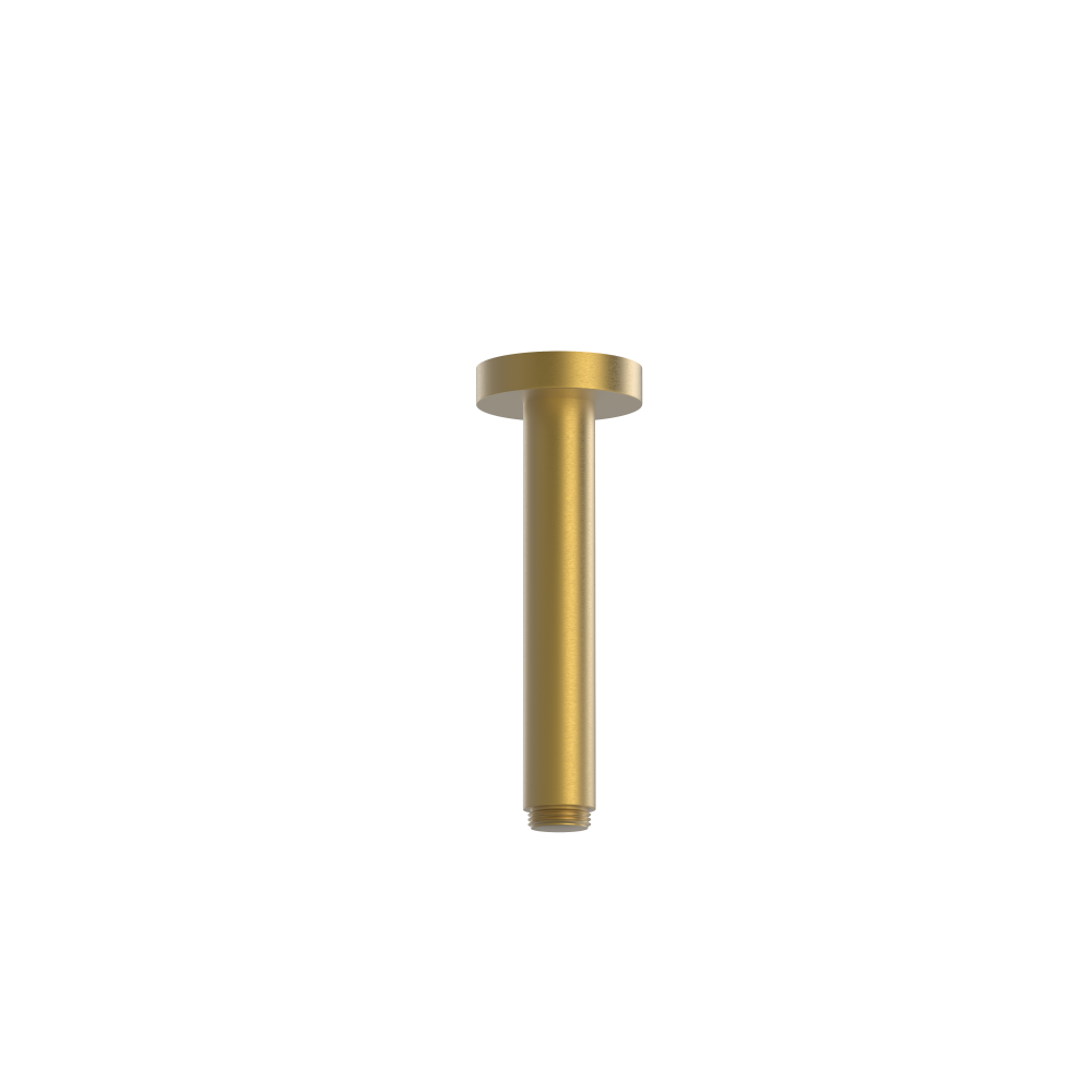 Plafondbuis rond 20 cm Archie AR452 — Geborsteld messing PVD