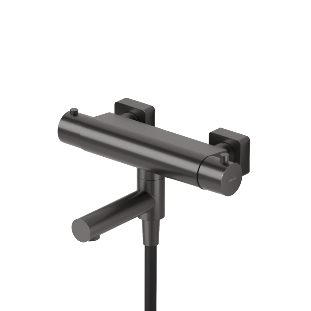 Thermostatische badmengkraan Gal GL020 — Geborsteld gunmetal PVD