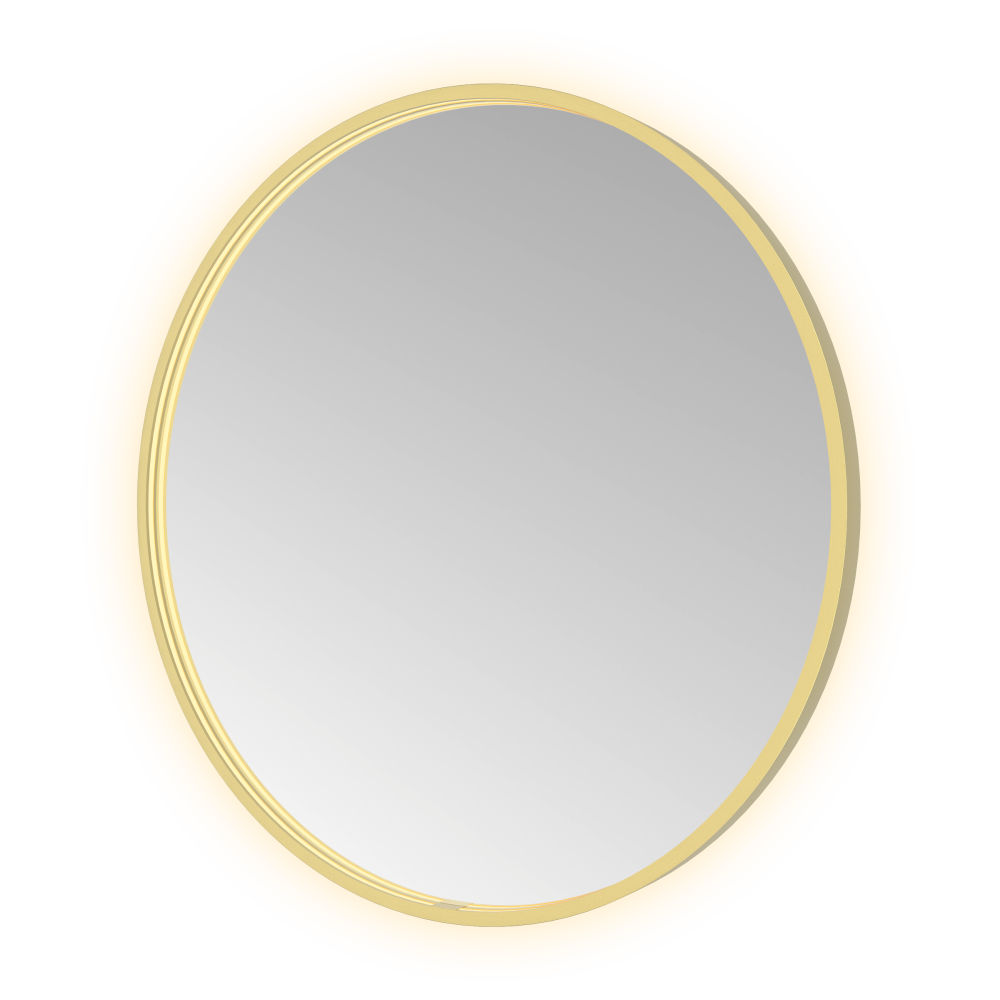 Spiegel Rond Ø 80 cm &More ROU80 — Geborsteld messing PVD