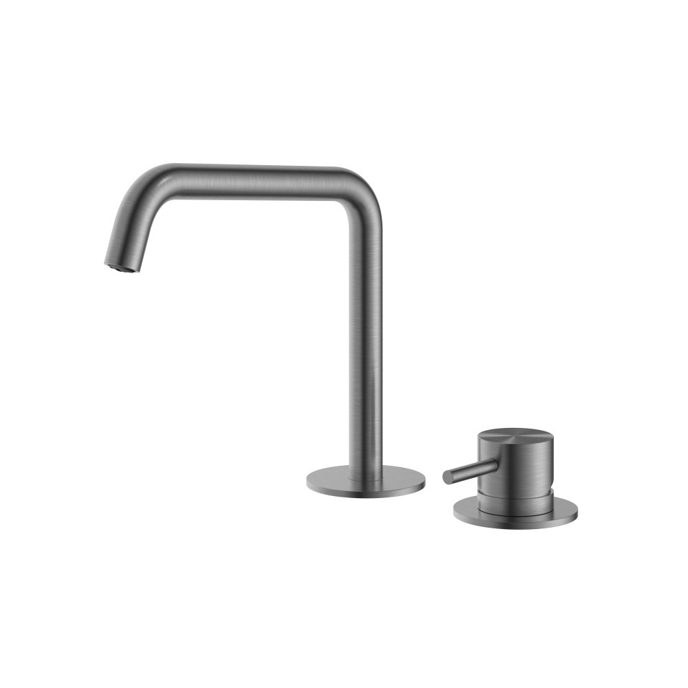 Wastafelmengkraan 2 gats Archie AR023 — Geborsteld gunmetal PVD