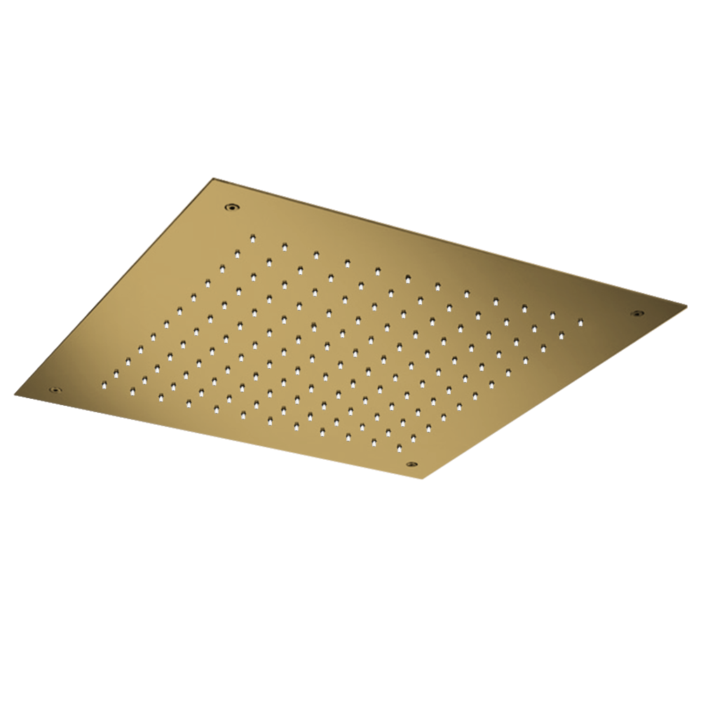 Inbouw hoofddouche Mate M110 — Geborsteld messing PVD