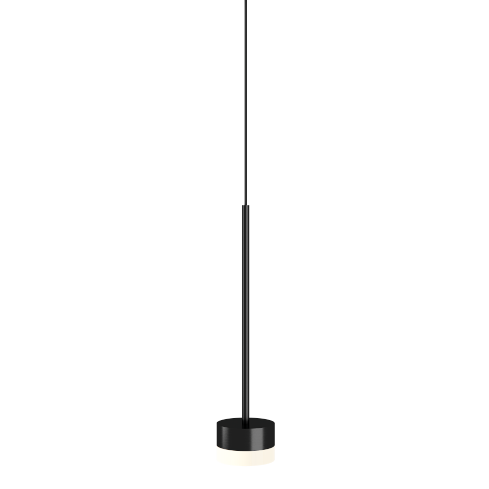 LED hanglamp Flat &More LED03 — Geborsteld zwart PVD