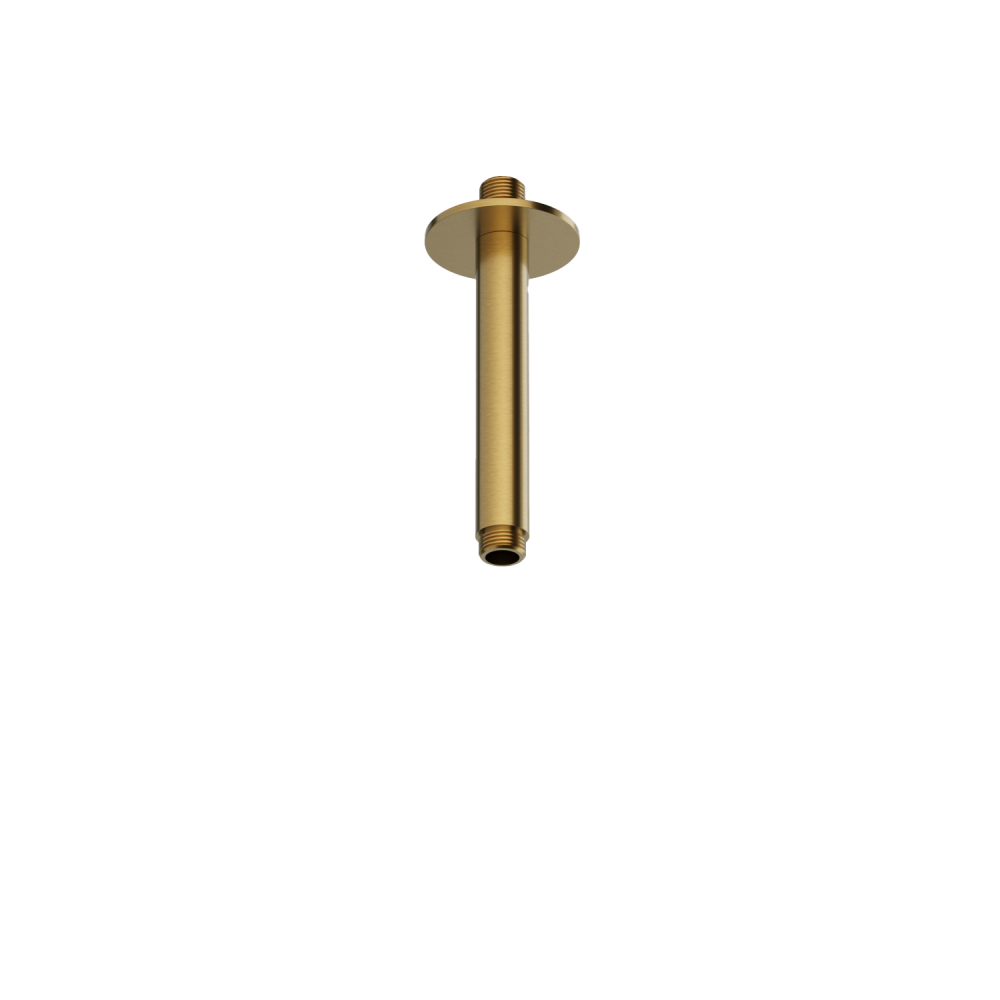 Plafondbuis 15 cm Ace AC452 — Geborsteld messing PVD
