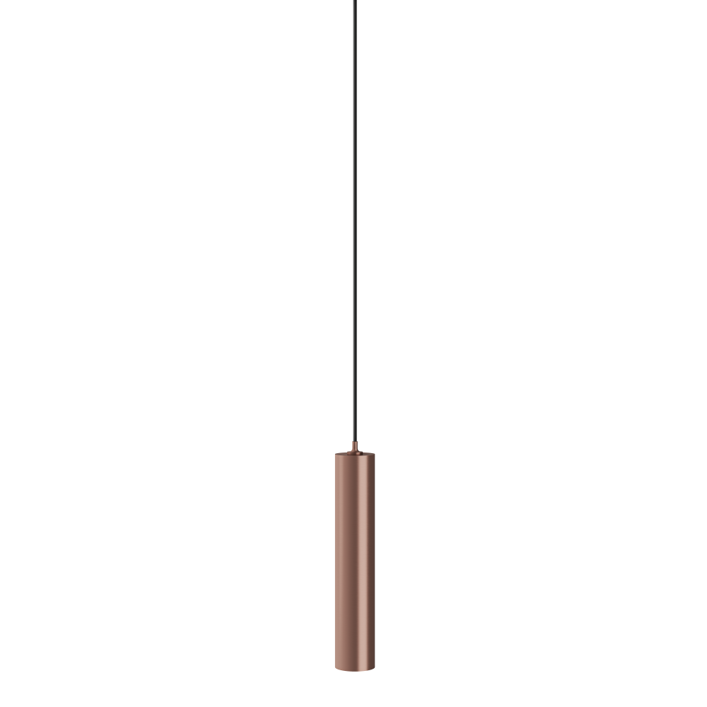 LED hanglamp Tube &More LED02 — Geborsteld koper PVD