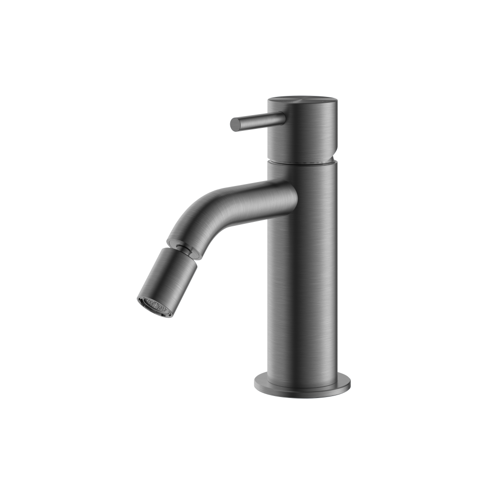 Bidetmengkraan zonder waste Archie AR018 — Geborsteld gunmetal PVD