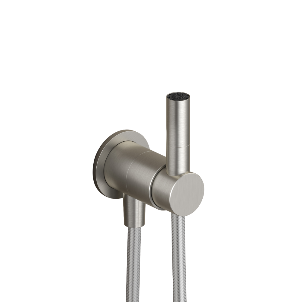 Wandaansluitbocht push-button compleet Archie KHDS6 — RVS 316