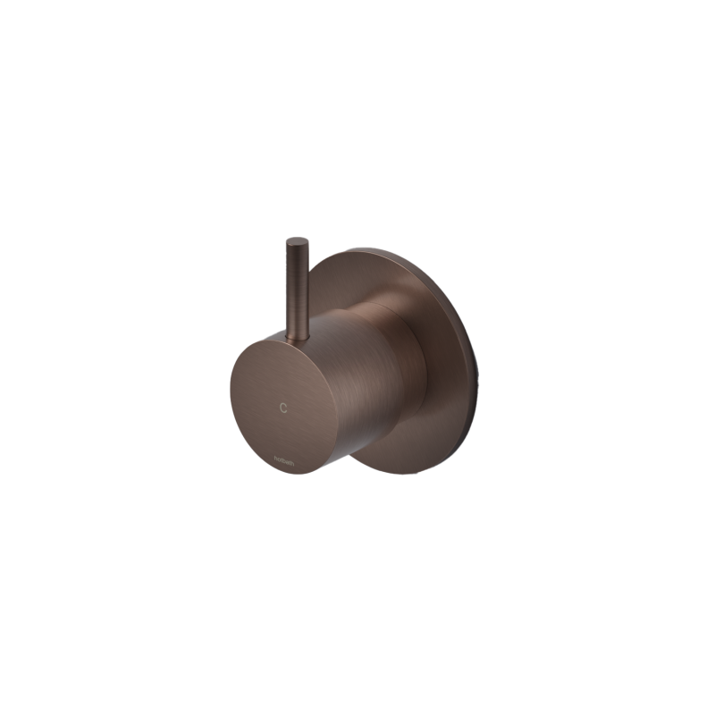 Inbouw stopkraan Cobber CB010CEXT — Geborsteld koper PVD