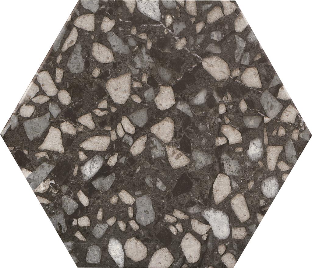 Six Terazzo Black 23x27 (R)