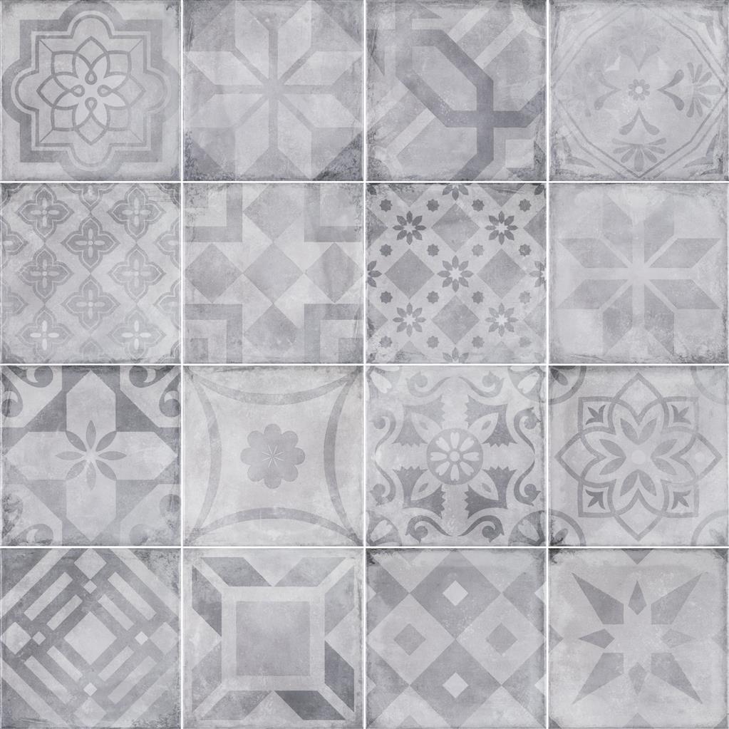 Tasos Mix Gris 20x20