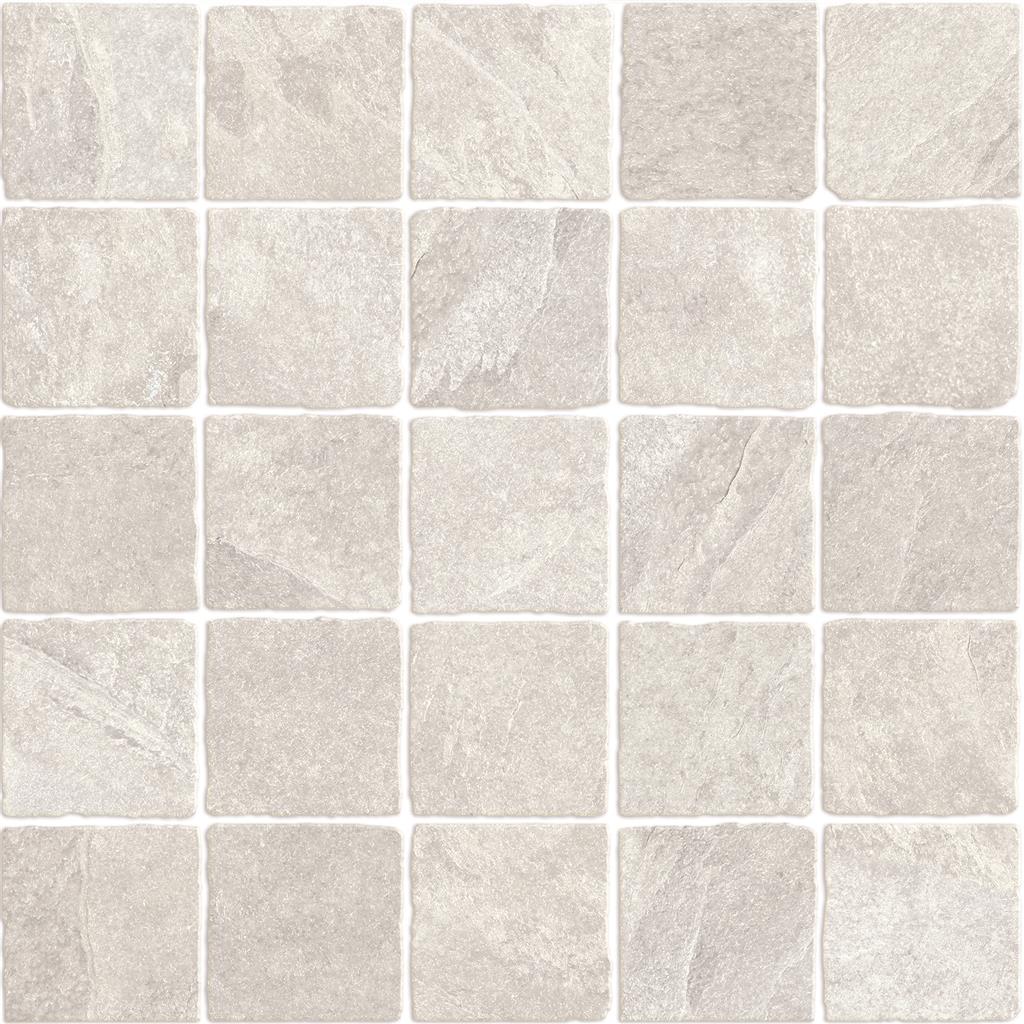 Mustang White Natural 5x5 28,5x28,5 Mosaico