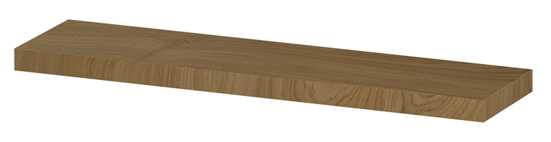 Wandplank 20 – Fineer – Natur