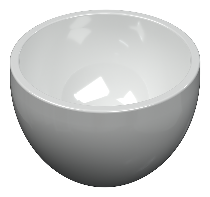 Jazz XS – Polystone – Glans wit
