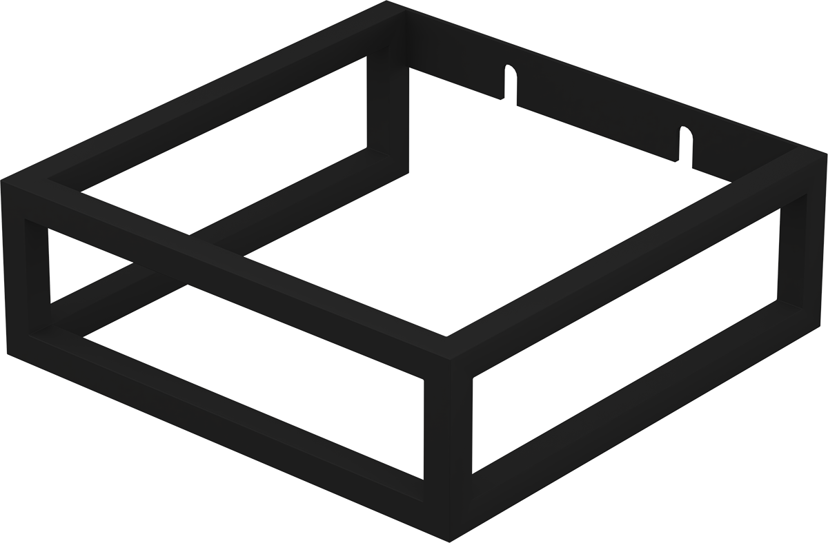 Vice frame – Staal – Mat zwart