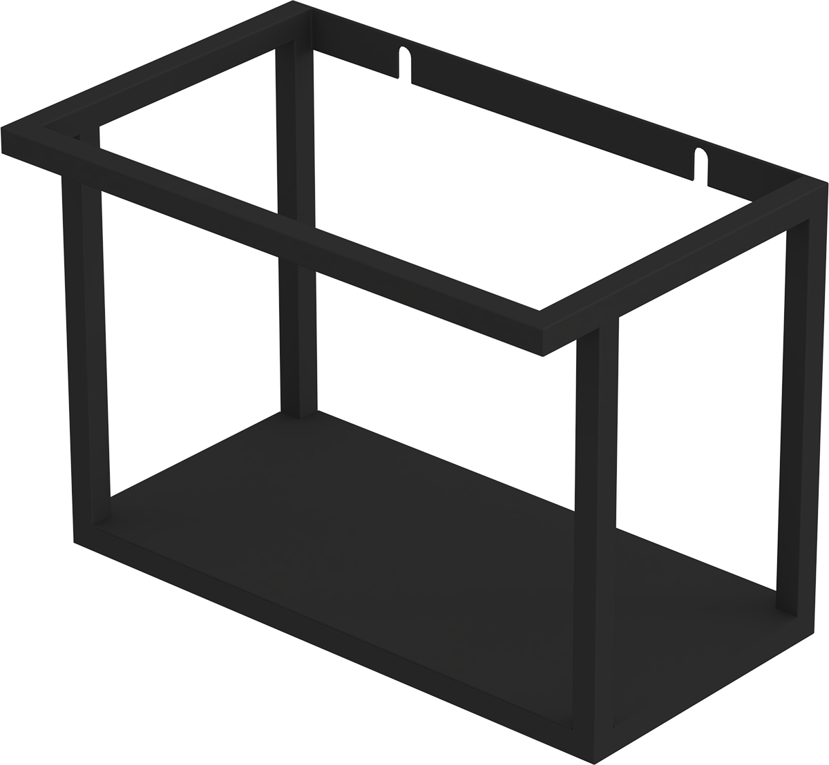 Fontein frame XL – Staal – Mat zwart