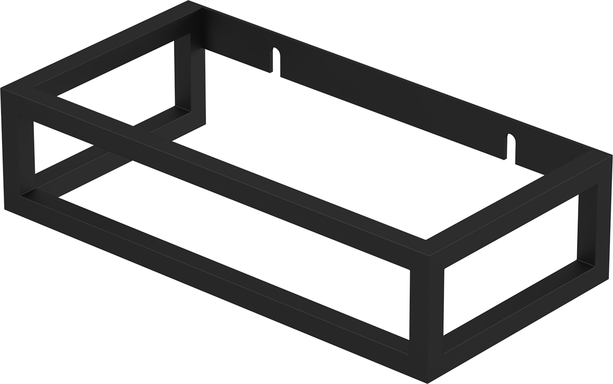 Fontein frame – Staal – Mat zwart