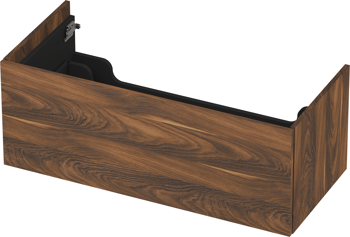 Onderkast 1 lade greeploos push to open – Houtdecor – Noten