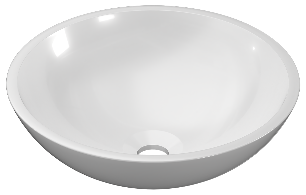 Topdeck – Jazz large – Polystone – Glans wit