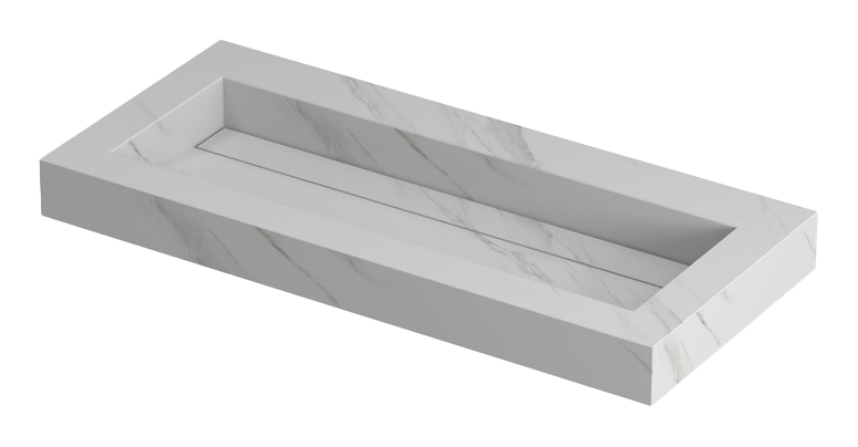 Pitch 45 – Keramische slab – Calacatta mat – Centraal