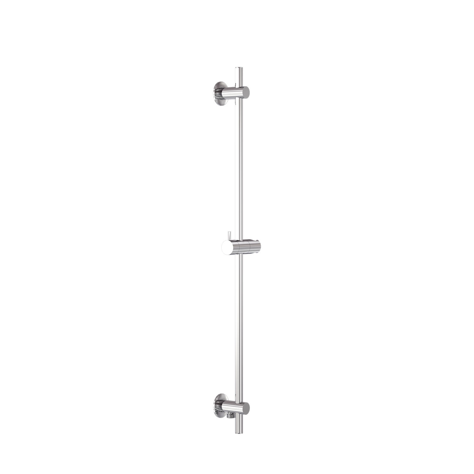 Glijstang met geïntegreerde wateruitlaat en houder 90cm - Chroom