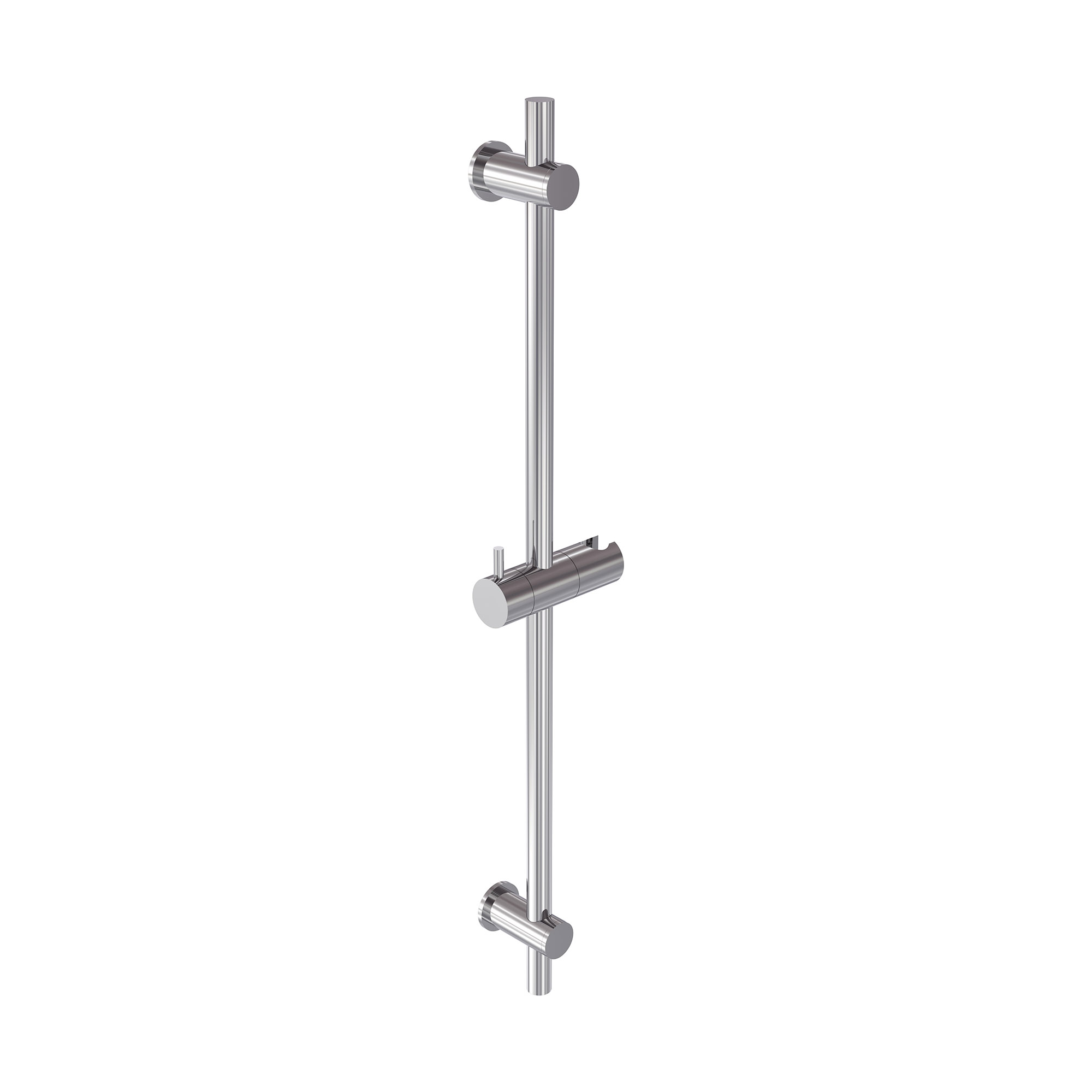 Glijstang met houder 70cm - Chroom