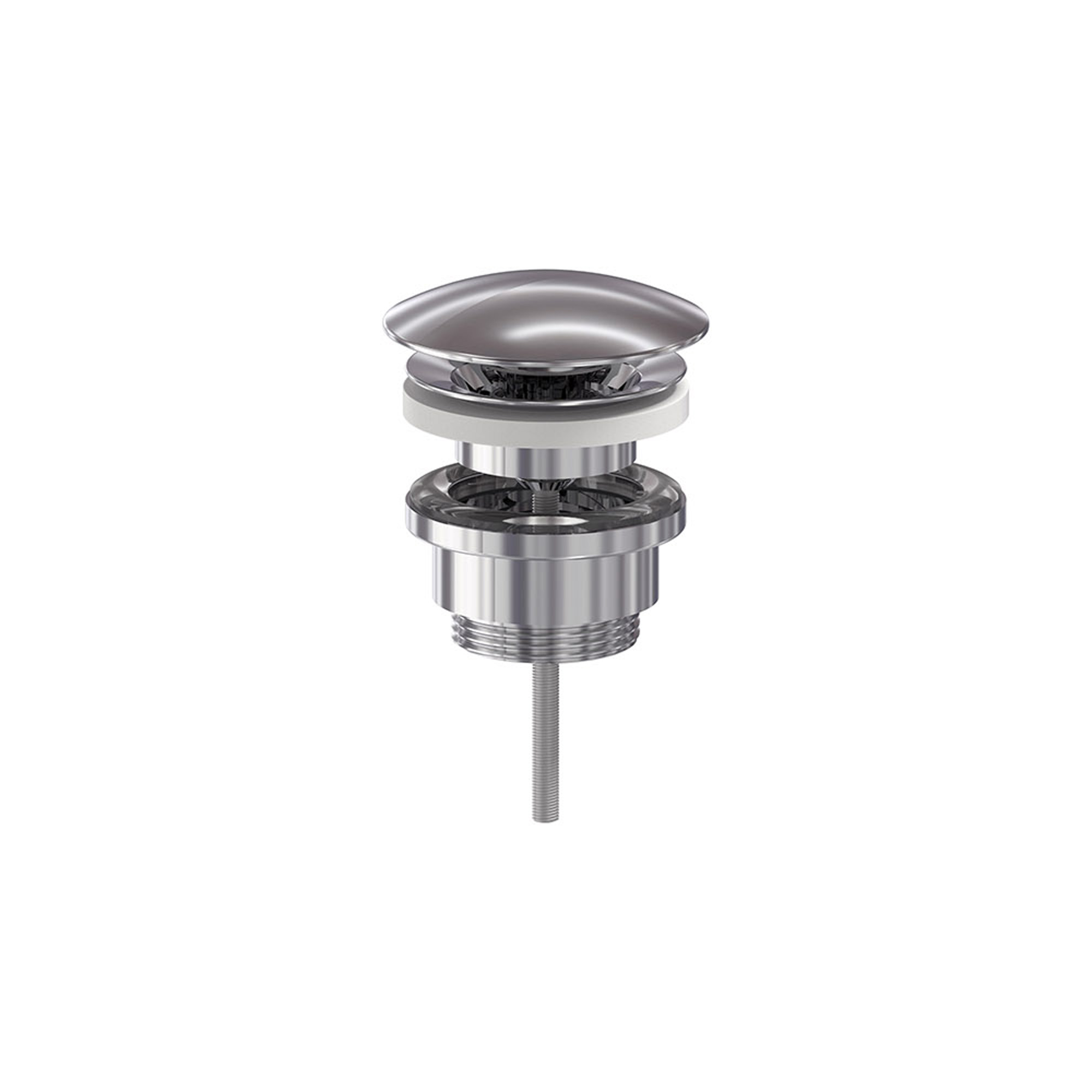 Design plug always open - Chroom