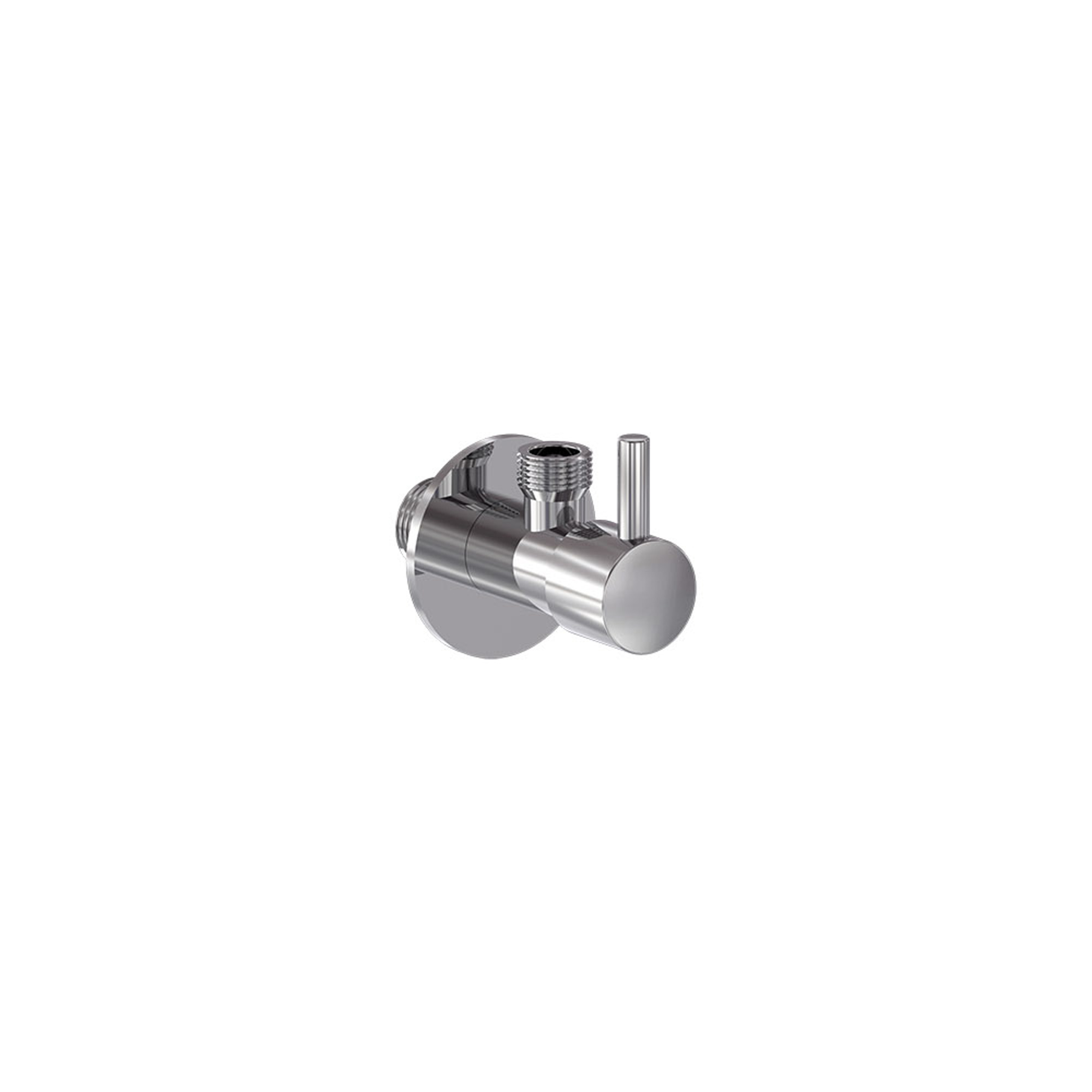 Hoekstopkraan 1/2" * 3/8" - Chroom