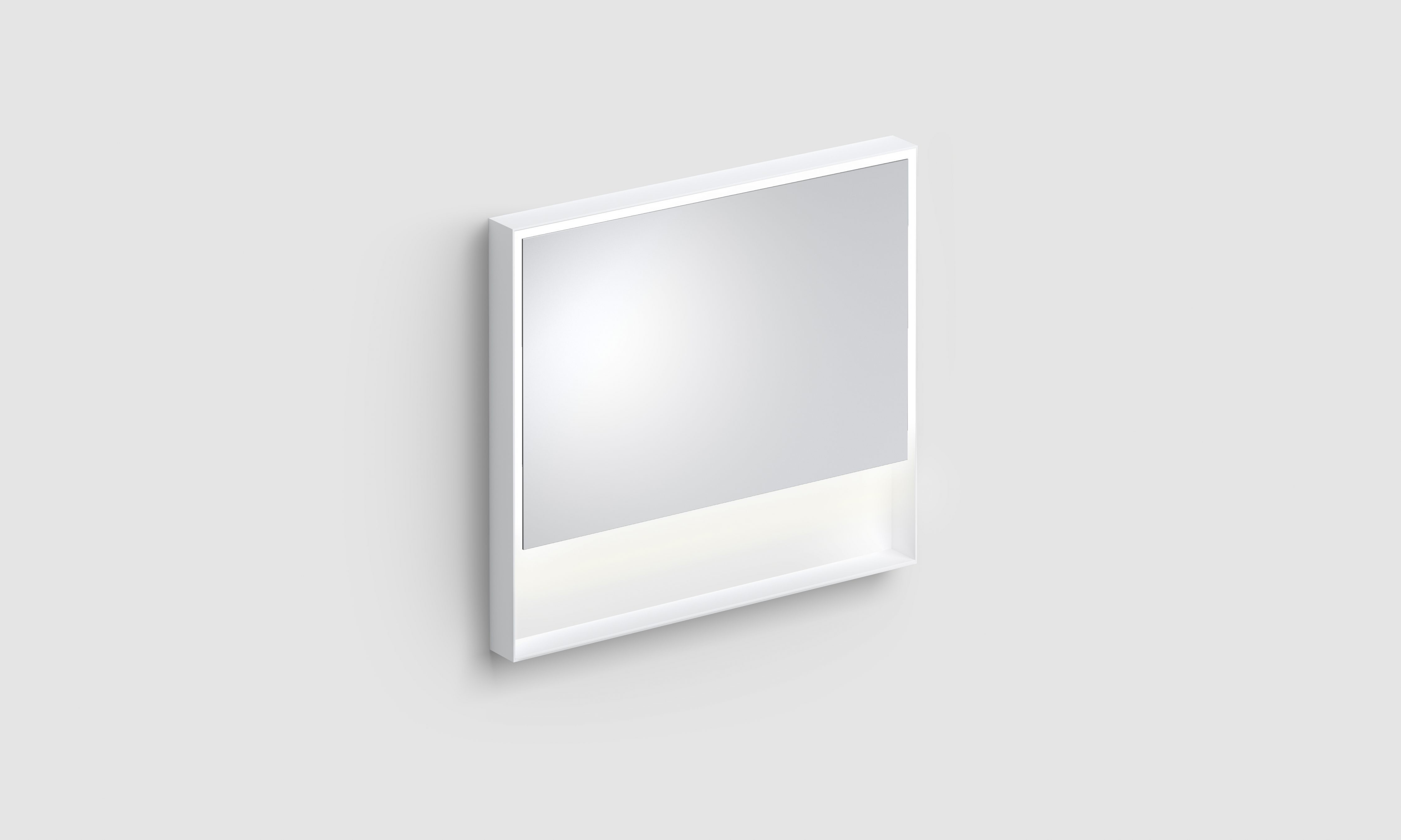 wit, met LED-verlichting, 2700K warm licht, met ophangsysteem