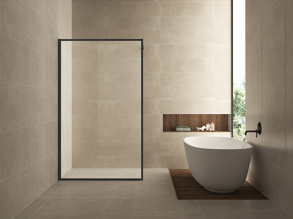 Square inloopdouche 800 x 2000 x 8 mm nano helder glas