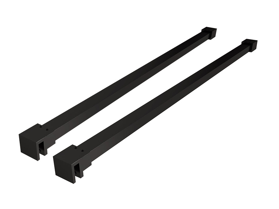 Slim set stabilisatiestangen voor vrijstaande inloopdouches