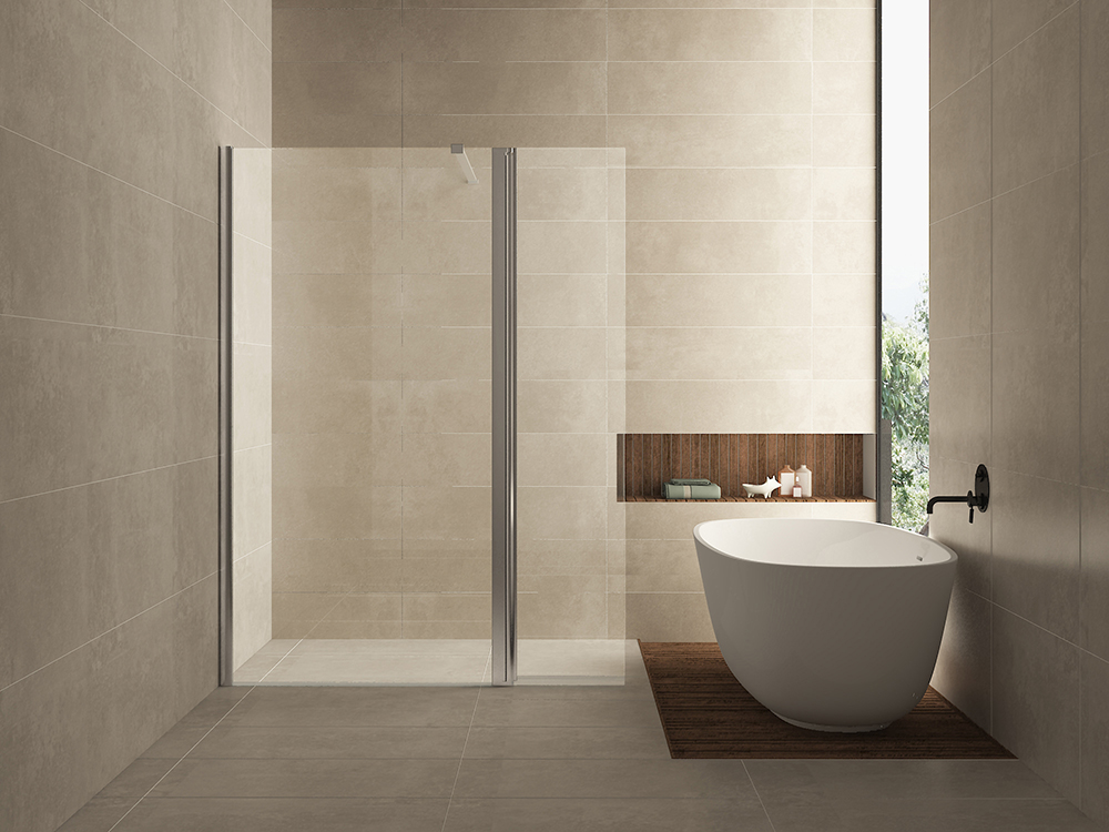 Comfort zijwand draaibaar 300 x 2000 x 10 mm nano helder glas