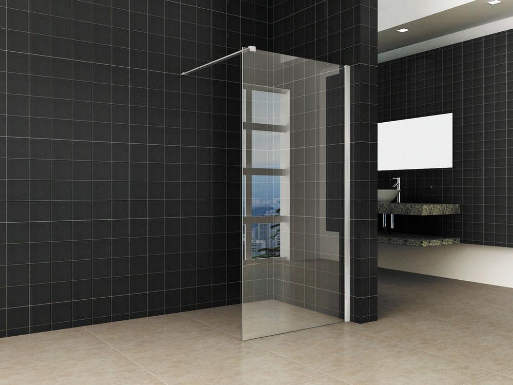 Hibera inloopdouche 900 x 2000 x 10 mm nano helder glas