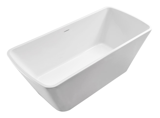 Larx vrijstaand ligbad acryl met waste