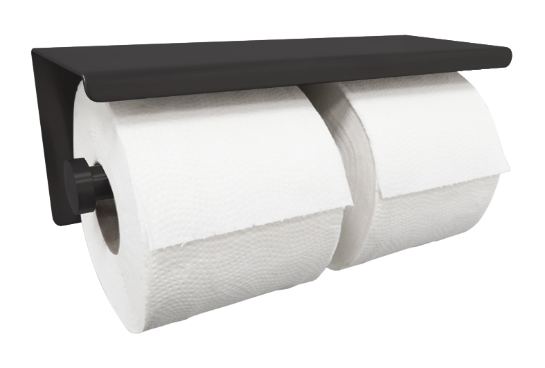 Brush dubbele toiletrolhouder