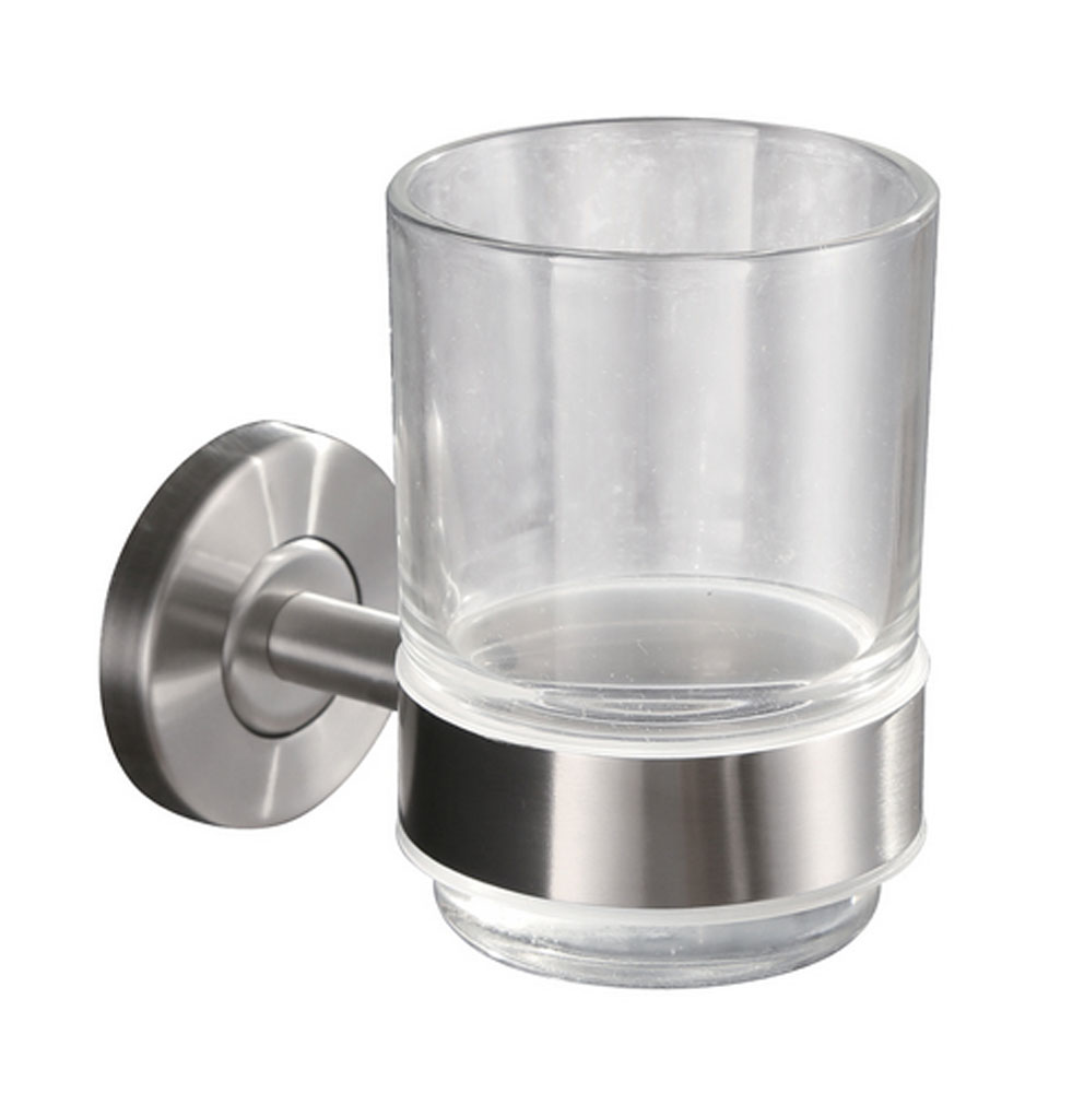 Beker met houder (RVS 304)