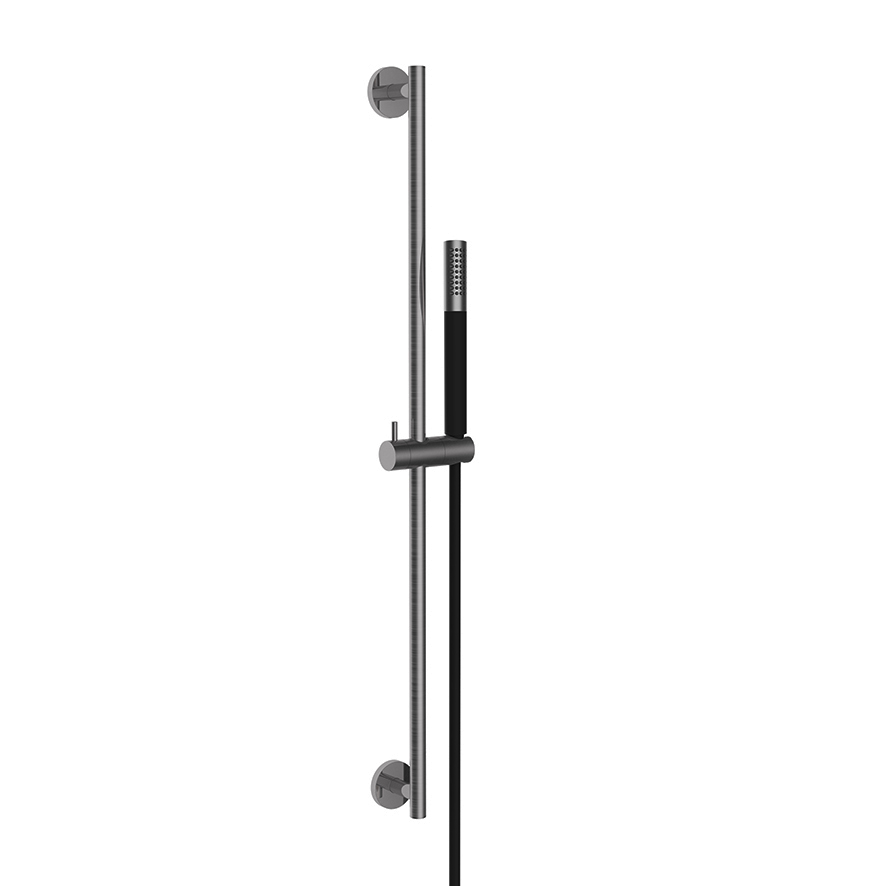 UniMatch glijstangset compleet met staafhanddouche 1 stand gunmetal
