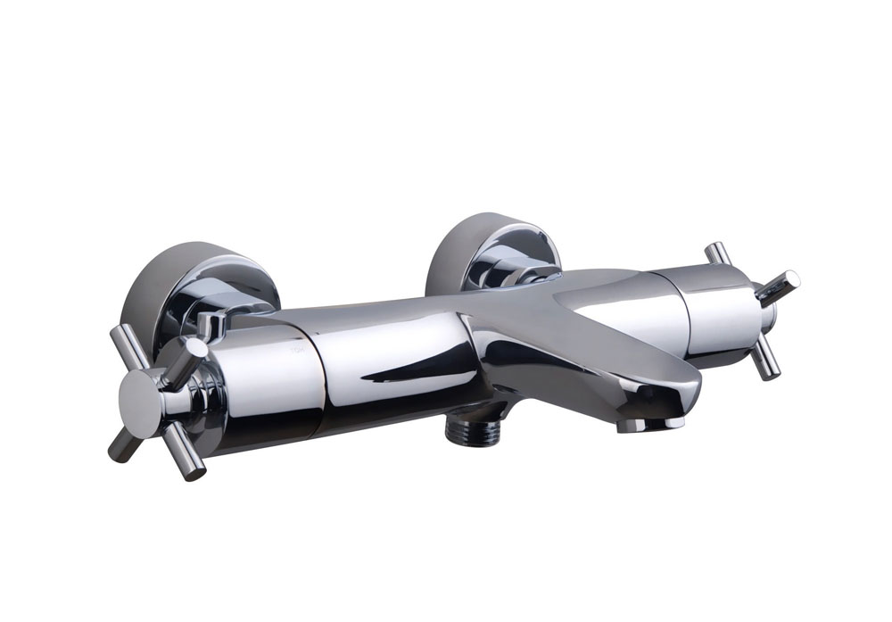 Cross thermostatische badmengkraan