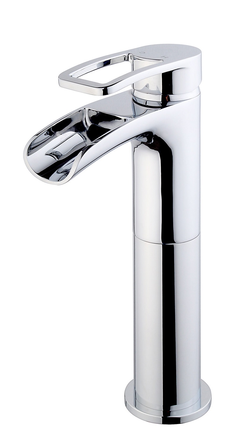 Alegra wastafelkraan waterval hoog