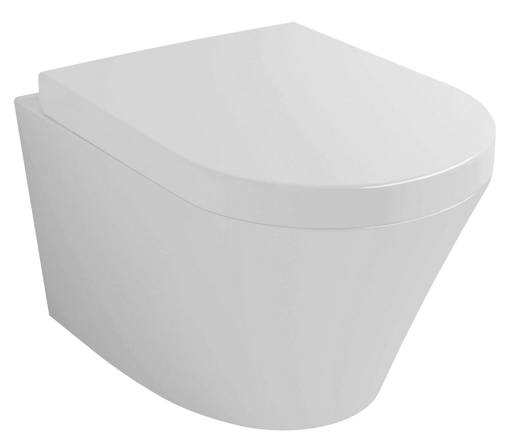 Vesta wandcloset met Vesta toiletzitting softclose en quick release