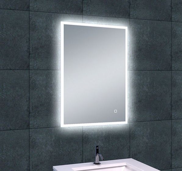 Quatro spiegel met LED, dimbaar en spiegelverwarming