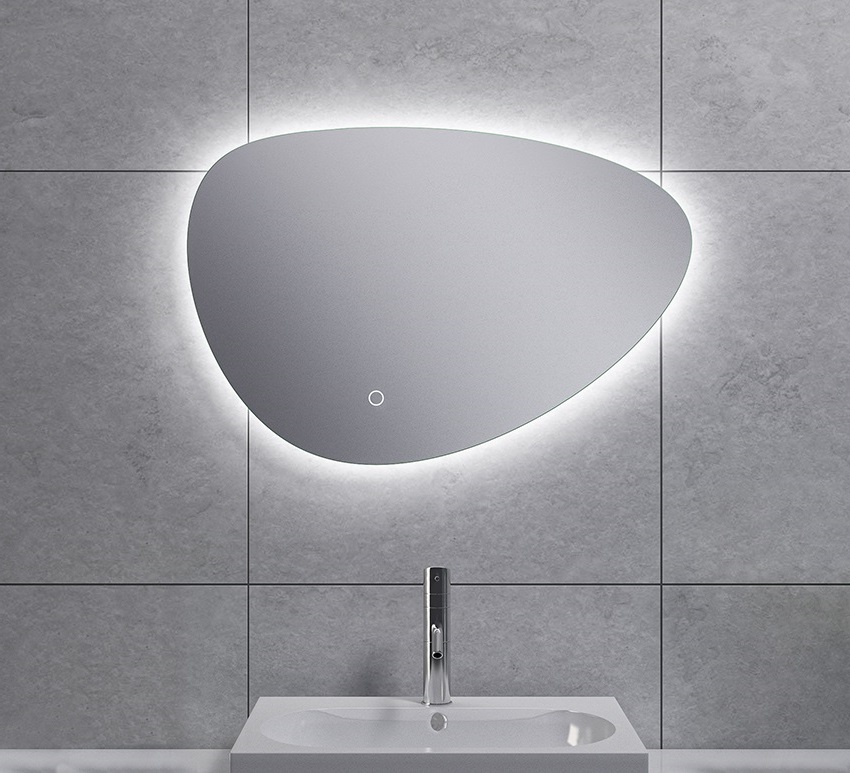 Uovo ovale LED-spiegel 60 cm