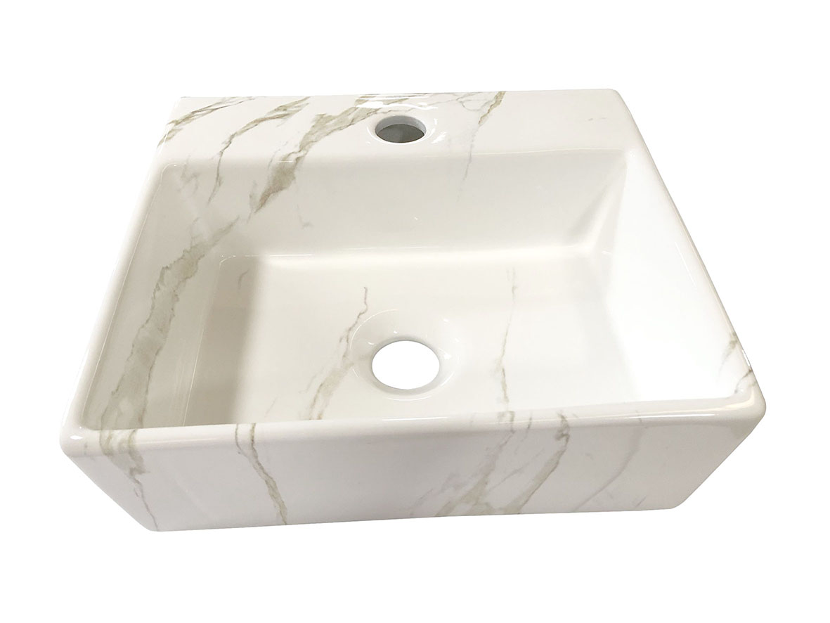 Leto fontein 33,5 x 29 x 11,5 keramiek carrara